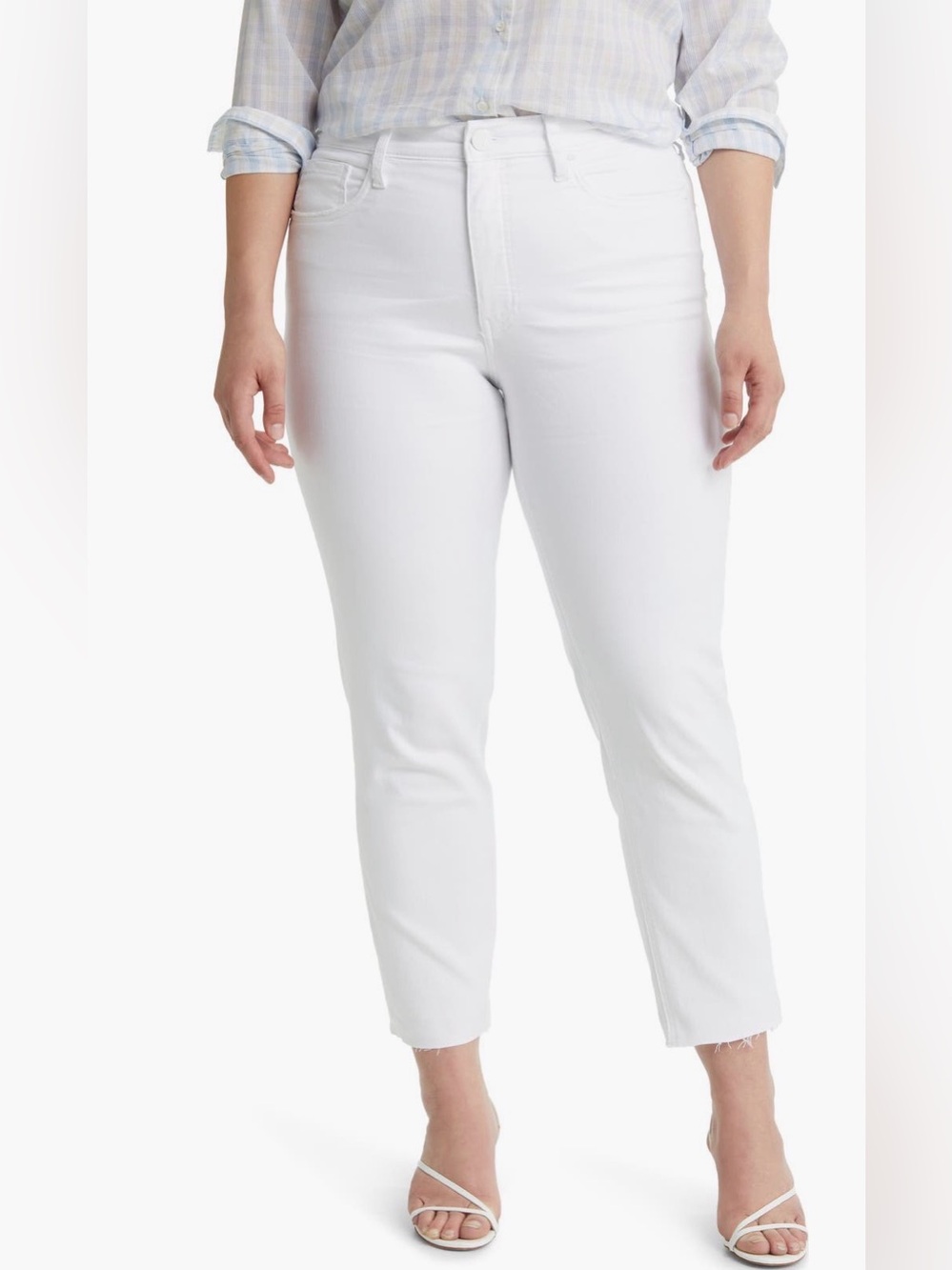 NEW…KUT From the Kloth Fab Ab High-Waist Raw Hem Jeans